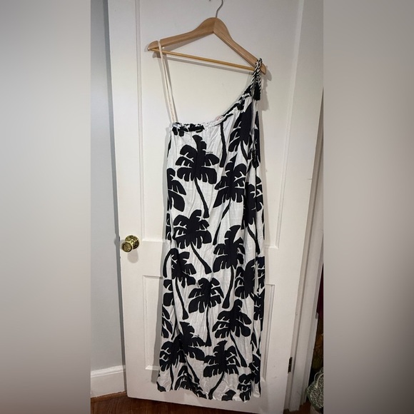 NWT Farm Rio One-Shoulder Midi Dress - Picture 5 of 8